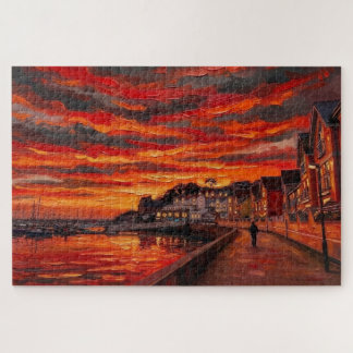Quebra-cabeça Brixham Sunrise: Edição Galeria