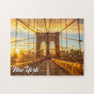 Quebra-cabeça Brooklyn Bridge, Nova Iorque, Estados Unidos