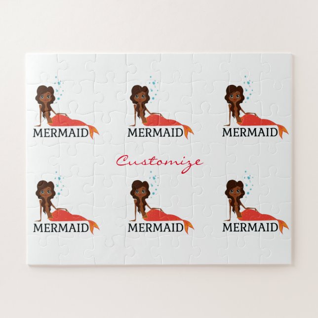 Quebra-cabeça Brunette Mermaid Thunder_Cove Banida (Horizontal)