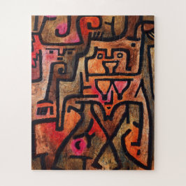 Quebra-cabeça Bruxa Florestal, Paul Klee Abstrato Art