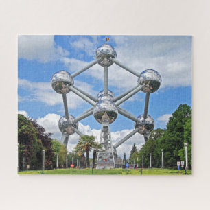 Quebra-cabeça Bruxelas. Atomium.