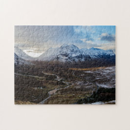 Quebra-cabeça Buachailles Etive Mhor e Beag, Glencoe Scotland