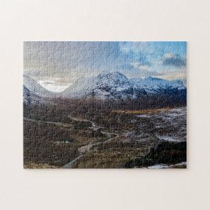 Quebra-cabeça Buachailles Etive Mhor e Beag, Glencoe Scotland
