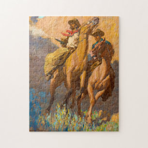 Quebra-cabeça Buck Peters, Ranchman por Maynard Dixon