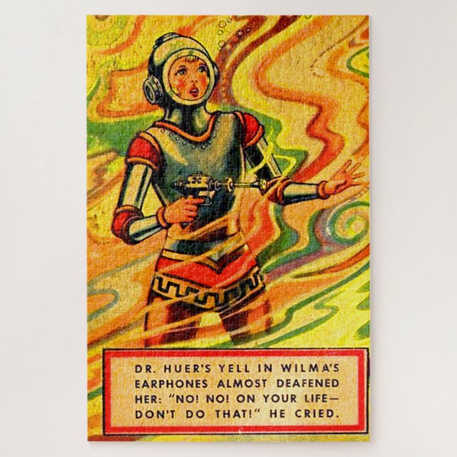 Quebra-cabeça Buck Rogers Cômica Wilma Deering, dos anos 30 (Vertical)