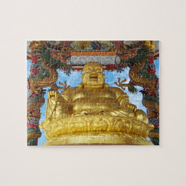 Quebra-cabeça Buda chinês (Horizontal)
