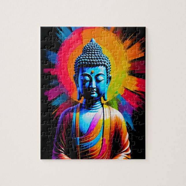 Quebra-cabeça Buda - Raios de Tranquilidade (Vertical)
