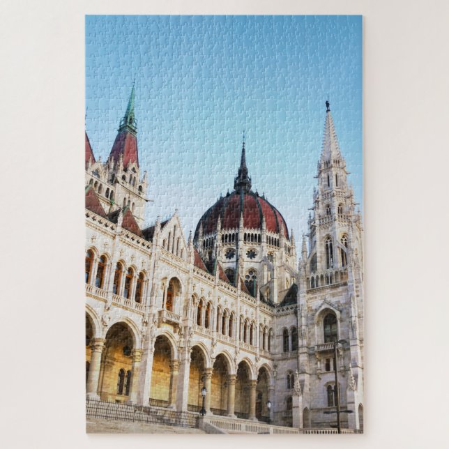 Quebra-cabeça Budapest Hungria Parlamento Edifício Foto Viagem (Vertical)