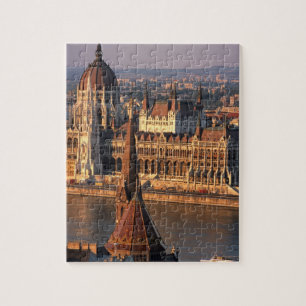 Quebra-cabeça Budapest, Hungria, Rio Danúbio, Parlamento