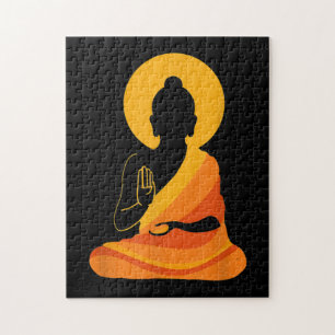 Quebra-cabeça Buddha YingYang Zen Yoga, relaxe, aproveite a vida