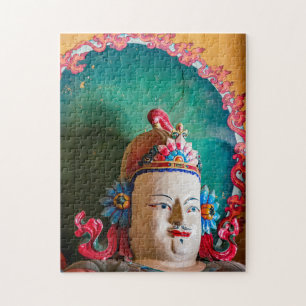 Quebra-cabeça Buddhist statue, Palcho Monastery - Gyantse, Tibet