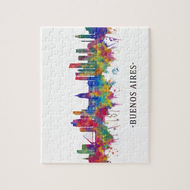 Quebra-cabeça Buenos Aires Argentina Skyline (Vertical)