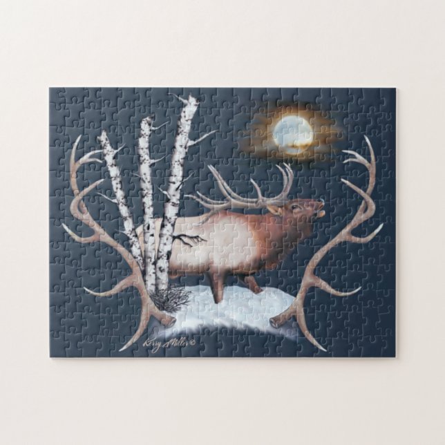 Quebra-cabeça Bugling Bull Elk (Horizontal)