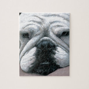 Quebra-cabeça Buldogue do inglês do cão 118