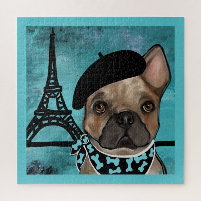 QUEBRA-CABEÇA BULDOGUE FRANCÊS       (Vertical)