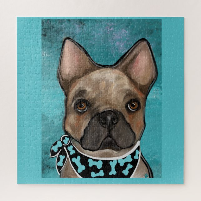 QUEBRA-CABEÇA BULDOGUE FRANCÊS       (Vertical)