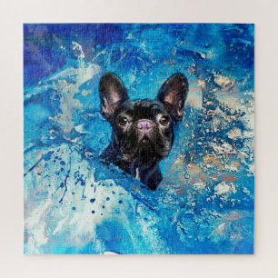 Quebra-cabeça Buldogue francês - cão de Frenchie