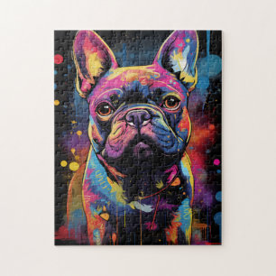 Quebra-cabeça Buldogue Francês do grafite