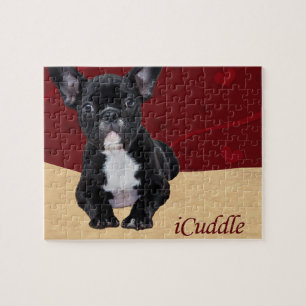 Quebra-cabeça buldogue francês do iCuddle