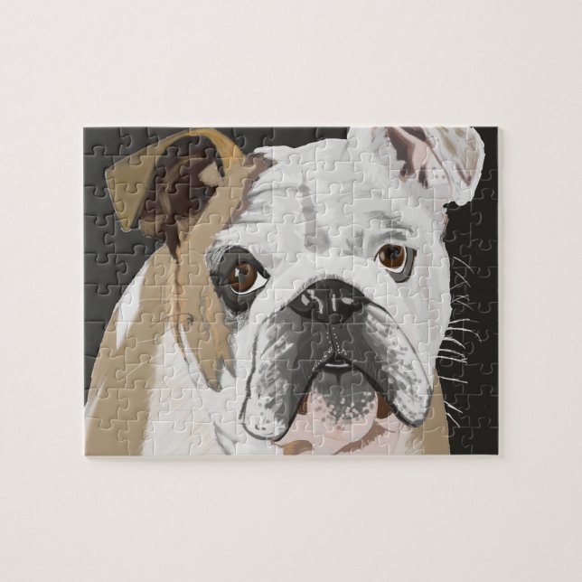 Quebra-cabeça Bull Dog Inglês (Horizontal)