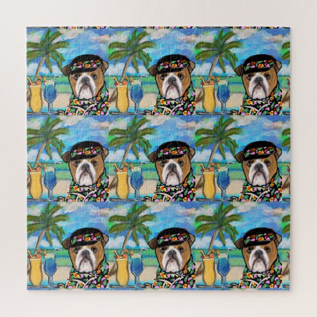 Quebra-cabeça Bulldogue (Vertical)