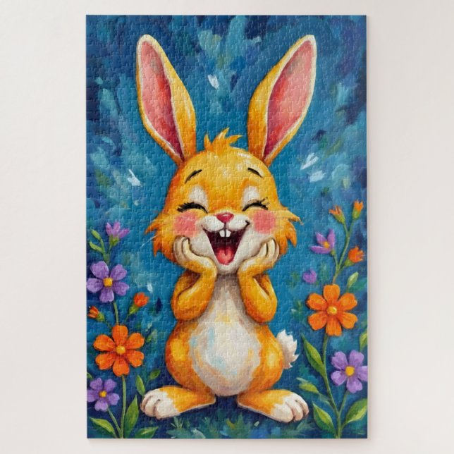 Quebra-cabeça Bunny Bliss (Vertical)