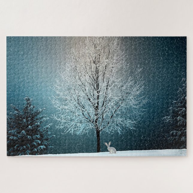 Quebra-cabeça Bunny Natal (Horizontal)