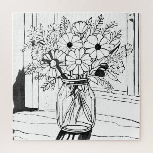 Quebra-cabeça Buquê de Flores