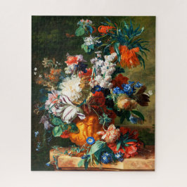 Quebra-cabeça Buquê de Flores em Urn │ Jan van Huysum