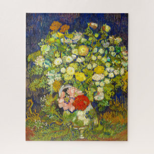 Quebra-cabeça Buquê de Flores num vaso Vincent Van Gogh 1890