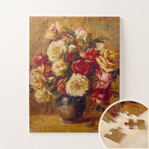Quebra-cabeça Buquê de rosas, Auguste Renoir