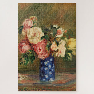 Quebra-cabeça Buquê de Rosas por pintura impressionista do Reno