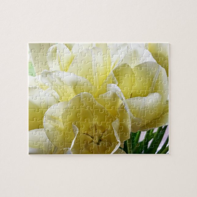 Quebra-cabeça Buquê de Tulipas Amarelas (Horizontal)