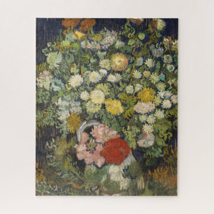 Quebra-cabeça Buquê Floral Impressionista Vintage Van Gogh