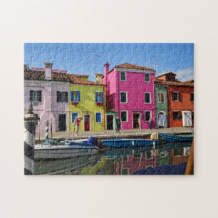 Quebra-cabeça Burano Itália Canal II