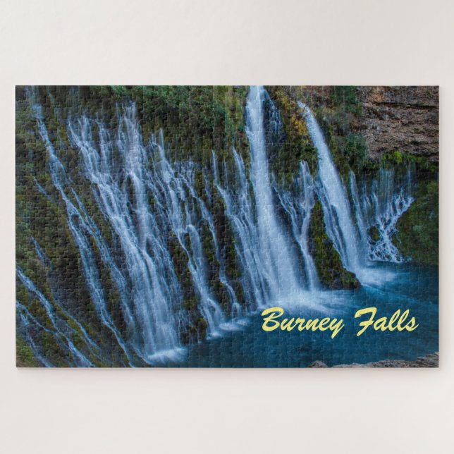 Quebra-cabeça Burney Falls Magnet (Horizontal)