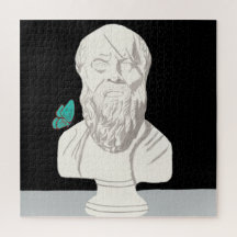 Busto de um Filósofo Grego Poster