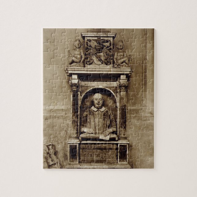 Quebra-cabeça Busto de William Shakespeare (1564-1616) e do (Vertical)