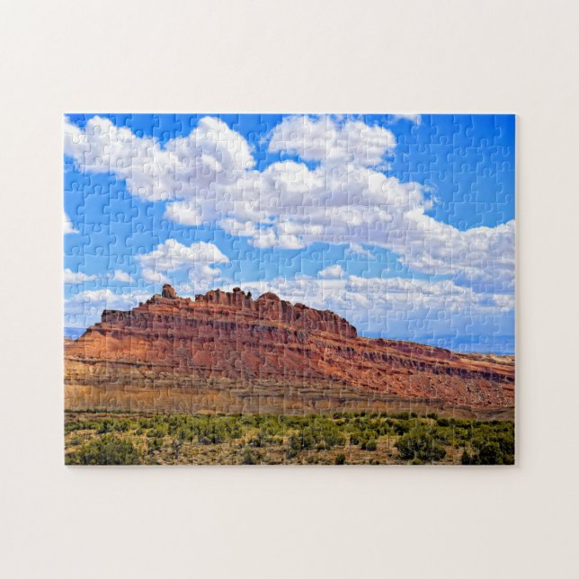 Quebra-cabeça Buttes Utah e Skies Azuis - 11x14 - 252 pcs. (Horizontal)