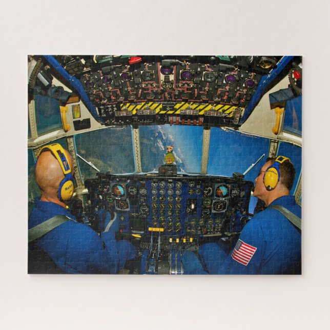 Quebra-cabeça C-130T HERCULES COCKPIT (16x20 POLEGADAS) (Horizontal)