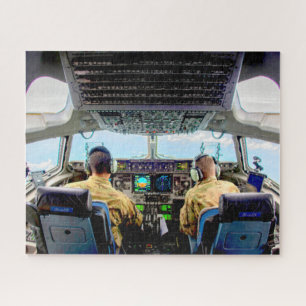 Quebra-cabeça C-17 GLOBEMASTER III COCKPIT (16x20 POLEGADAS)