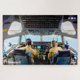 Quebra-cabeça C-17 GLOBEMASTER III COCKPIT (20x30 POLEGADAS)
