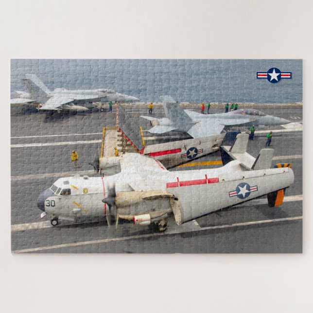 Quebra-cabeça C-2A GREYHOUND (20x30 polegadas) (Horizontal)