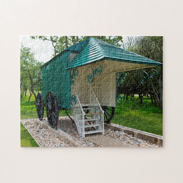 Quebra-cabeça Cabana de banho da Ilha de Wight (Horizontal)