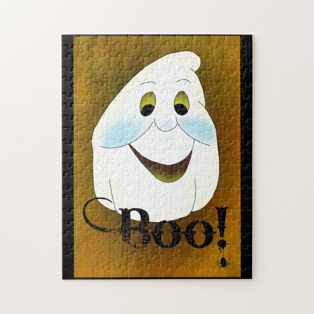 Quebra-cabeça Cabeça de Fantasma à Antiga Boo (Vertical)
