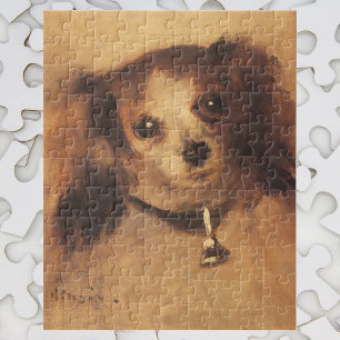 Quebra-cabeça Cabeça de um Cão por Pierre Renoir, Arte Fina Anti