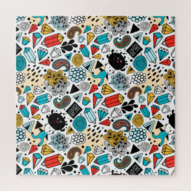 Quebra-cabeça Cabeça louca (Vertical)