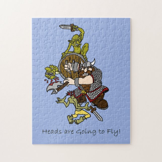 Quebra-cabeça Cabeças vão voar (Vertical)