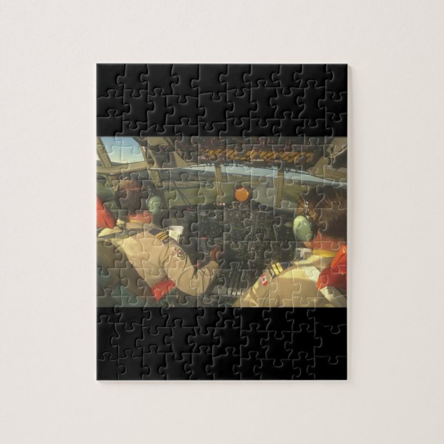 Quebra-cabeça Cabina do piloto de aviões de C-130 (Vertical)