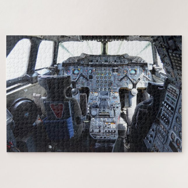 Quebra-cabeça Cabine de aeronaves (Horizontal)